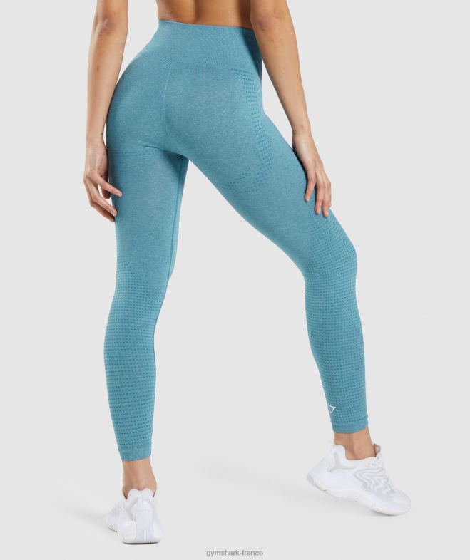 Gymshark legging vital sans couture 20 tahoe sarcelle chiné femmes 6HF28337