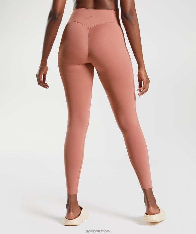 Gymshark legging à poche de tous les jours Whitney rouge canyon femmes 6HF28330