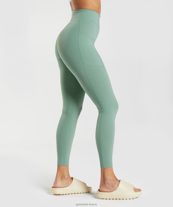 Gymshark legging à poche de tous les jours Whitney vert Feuille femmes 6HF28329