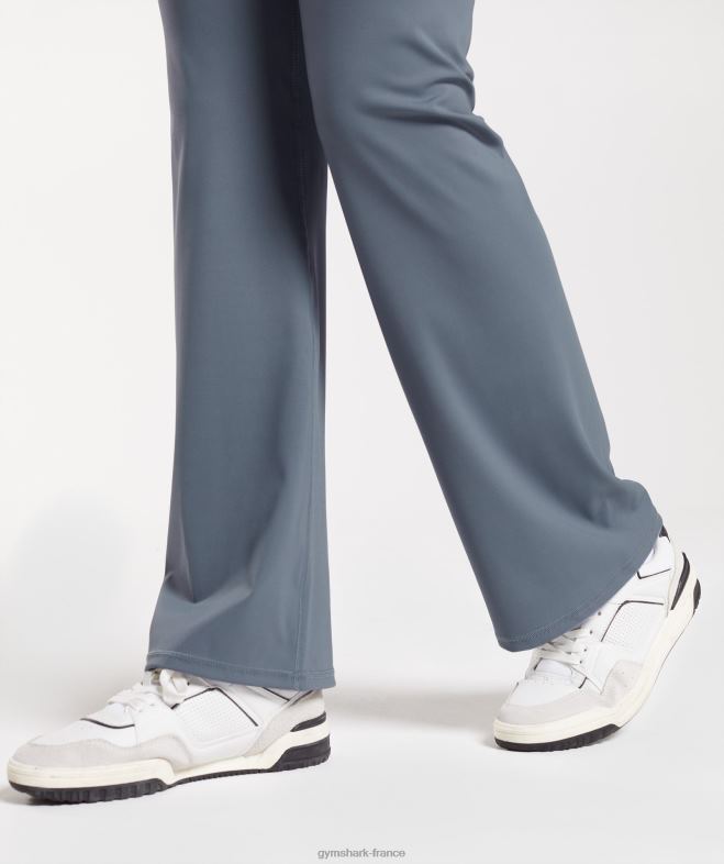 Gymshark legging évasé rehausseur bleu du soir femmes 6HF28261