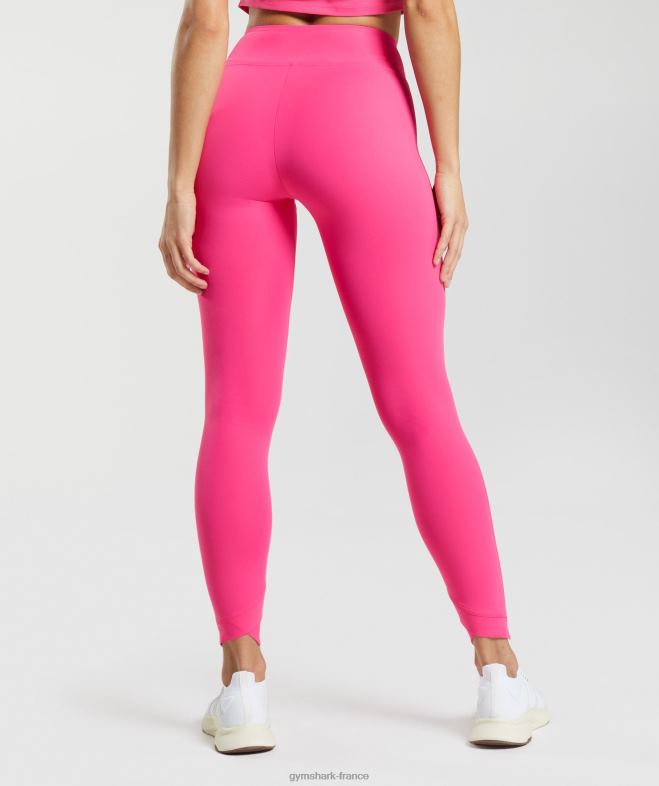 Gymshark leggings croisés fuchsia brillant femmes 6HF28274