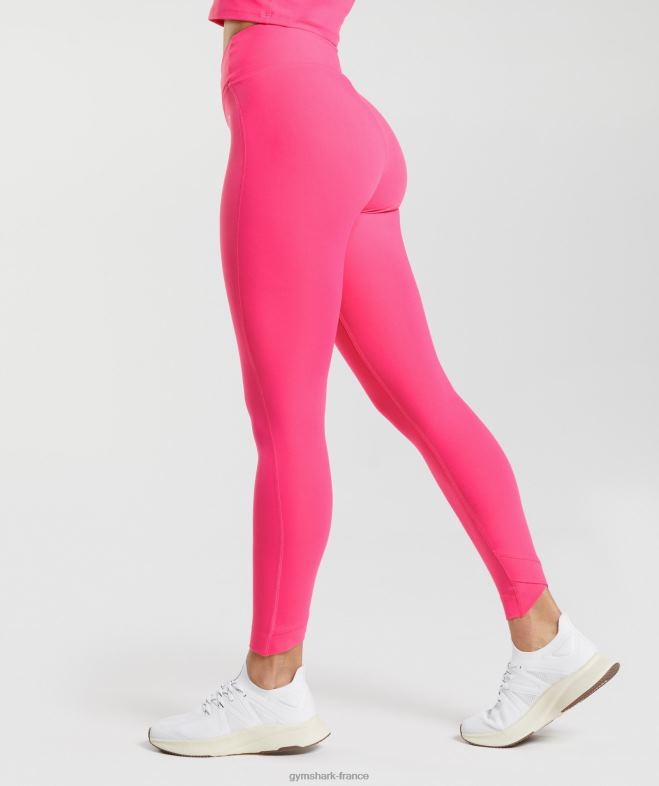 Gymshark leggings croisés fuchsia brillant femmes 6HF28274