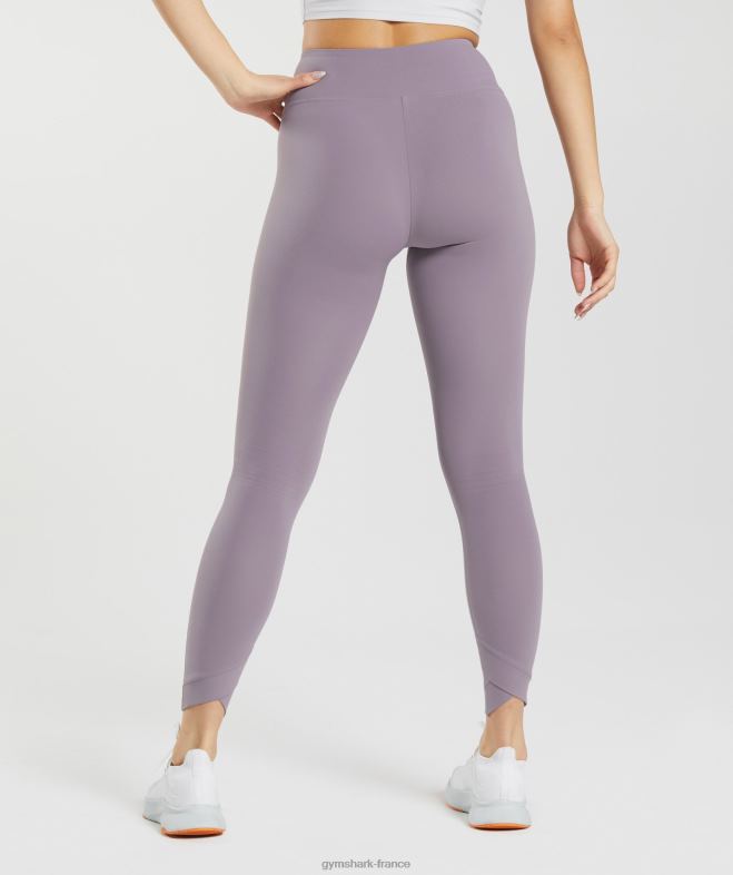 Gymshark leggings croisés lavande ardoise femmes 6HF28273