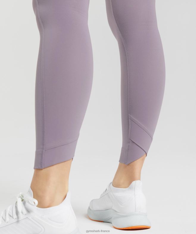 Gymshark leggings croisés lavande ardoise femmes 6HF28273