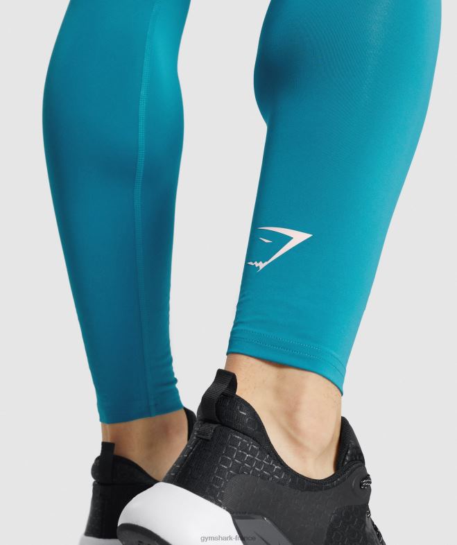 Gymshark leggings de base element bleu Hommes 6HF281043
