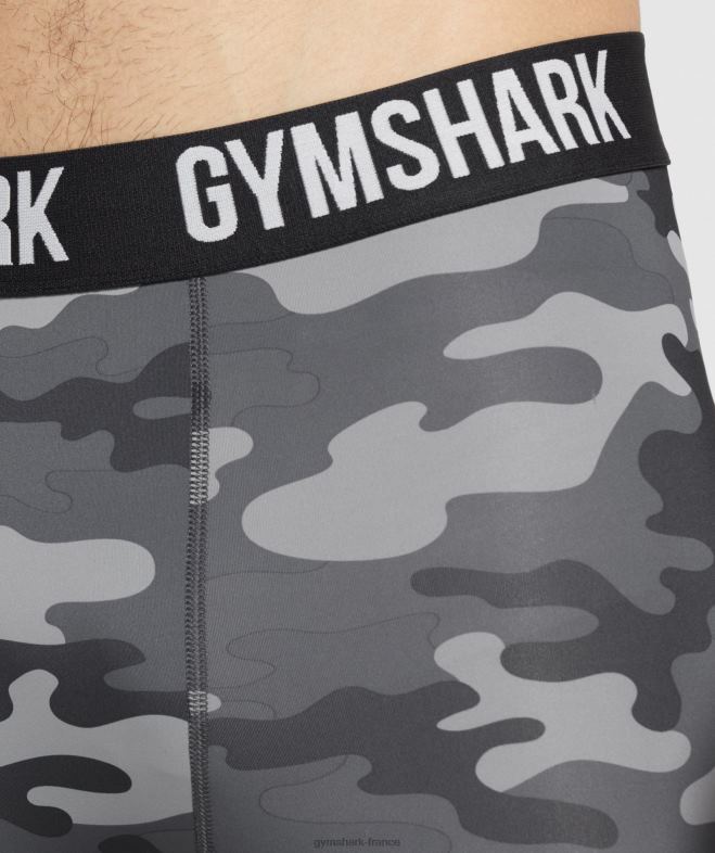 Gymshark leggings de base element imprimé gris Hommes 6HF281036