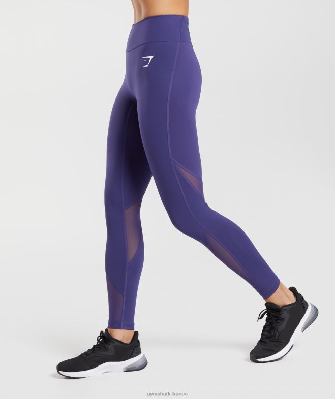 Gymshark leggings de course à pied violet de Neptune femmes 6HF28326
