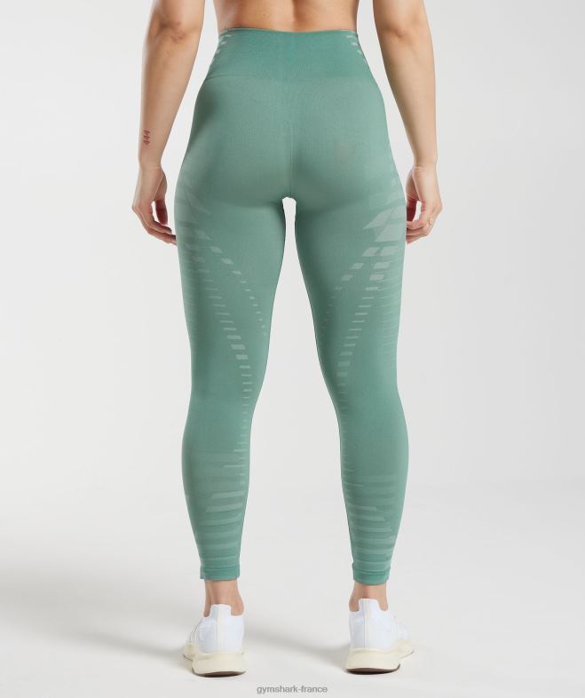Gymshark leggings illimités sarcelle d\encre/sarcelle givrée femmes 6HF28340