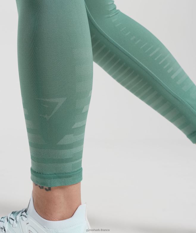 Gymshark leggings illimités sarcelle d\encre/sarcelle givrée femmes 6HF28340