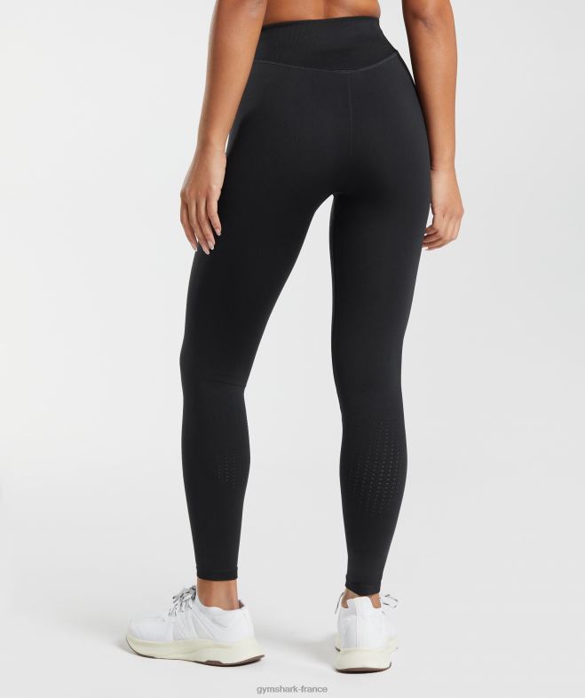 Gymshark leggings sans couture en sueur noir femmes 6HF28239