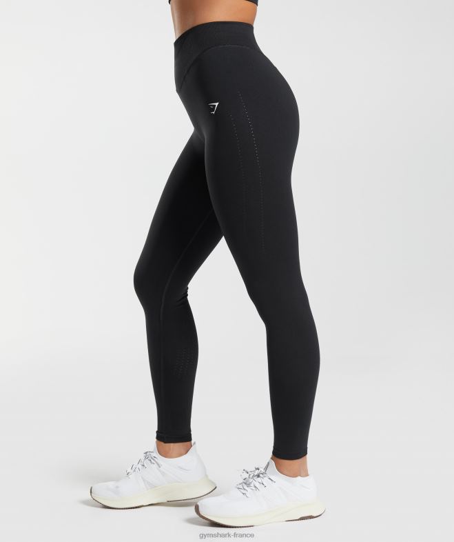 Gymshark leggings sans couture en sueur noir femmes 6HF28239