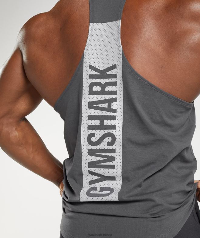Gymshark limon gras silhouette grise Hommes 6HF281015
