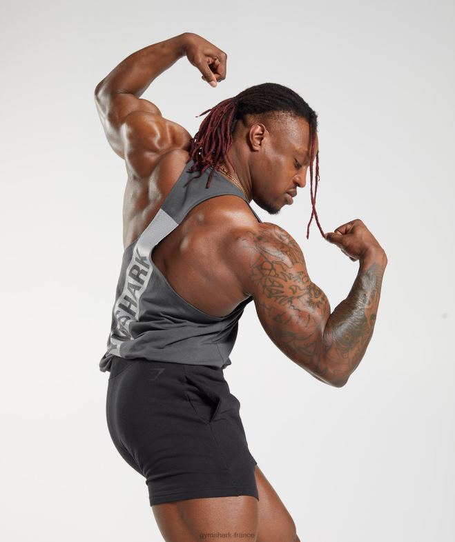 Gymshark limon gras silhouette grise Hommes 6HF281015