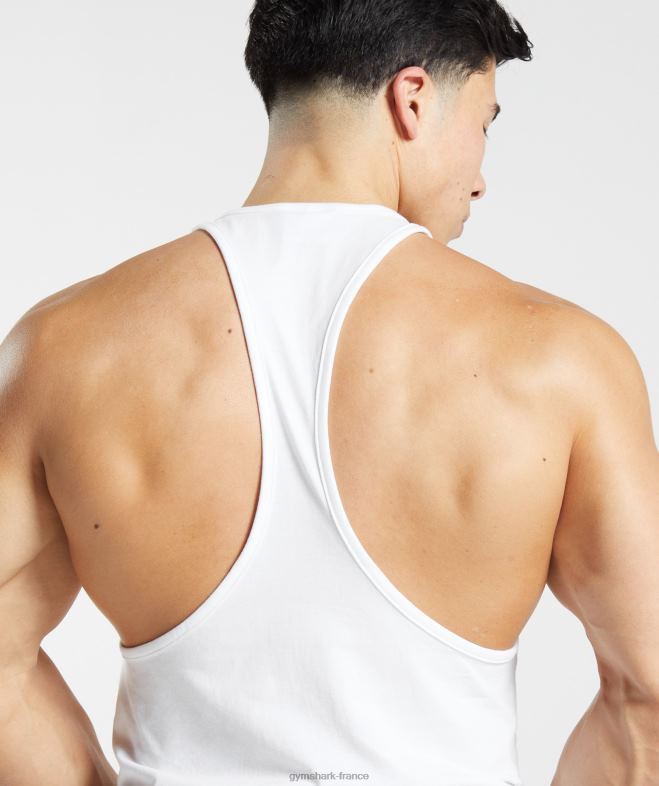 Gymshark longeron critique blanc Hommes 6HF28997