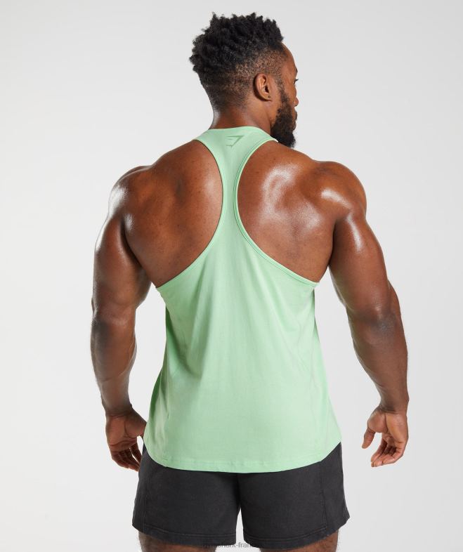 Gymshark longeron de puissance vert aloès Hommes 6HF281004
