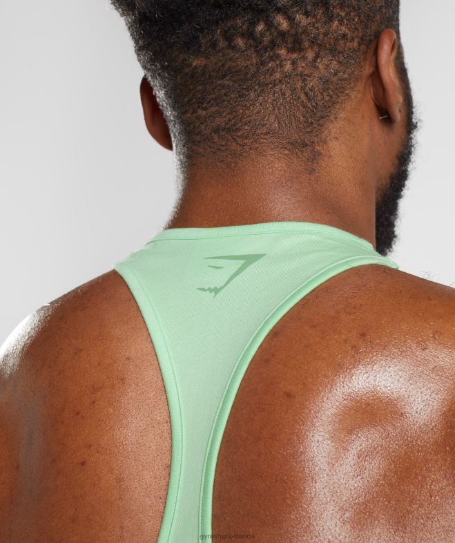 Gymshark longeron de puissance vert aloès Hommes 6HF281004