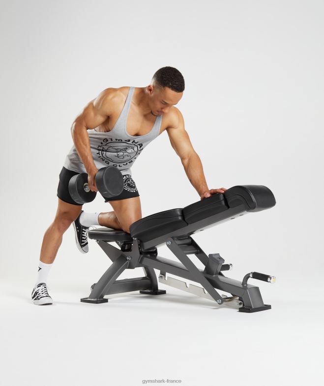 Gymshark longeron hérité chiné à noyau gris clair Hommes 6HF28999