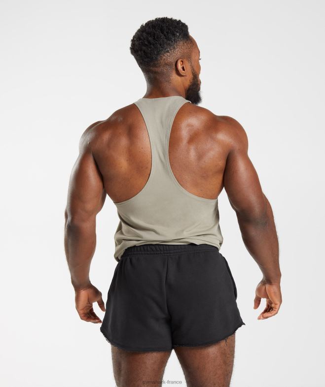Gymshark longeron hérité marron écru Hommes 6HF281022