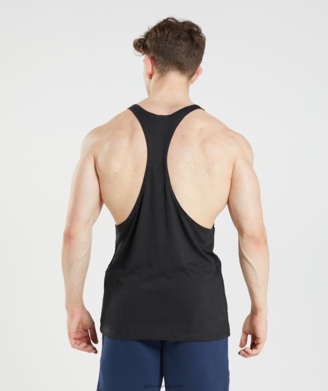 Gymshark longeron hérité noir Hommes 6HF281005