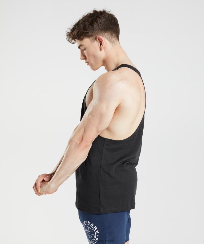 Gymshark longeron hérité noir Hommes 6HF281005