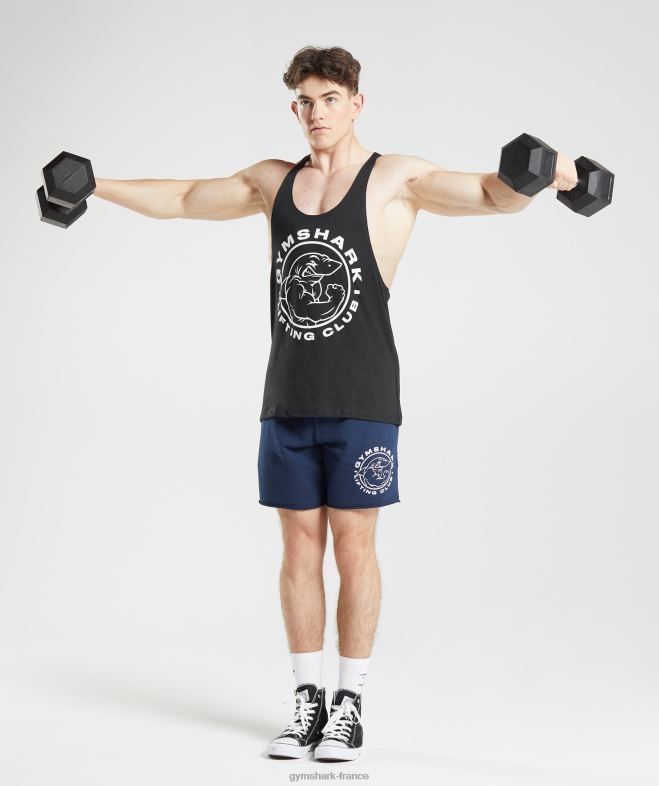 Gymshark longeron hérité noir Hommes 6HF281005