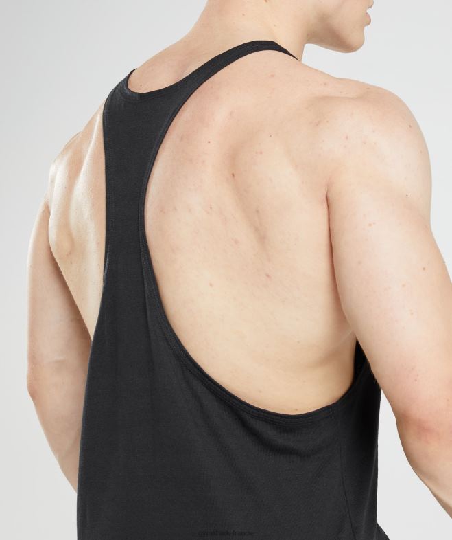 Gymshark longeron hérité noir Hommes 6HF281005