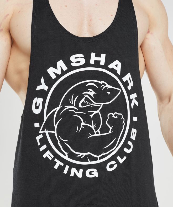 Gymshark longeron hérité noir Hommes 6HF281005