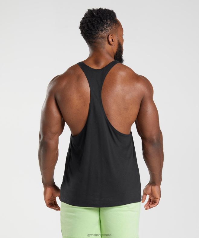 Gymshark longeron hérité noir Hommes 6HF281008