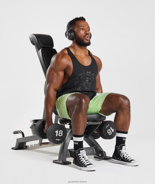 Gymshark longeron hérité noir Hommes 6HF281008