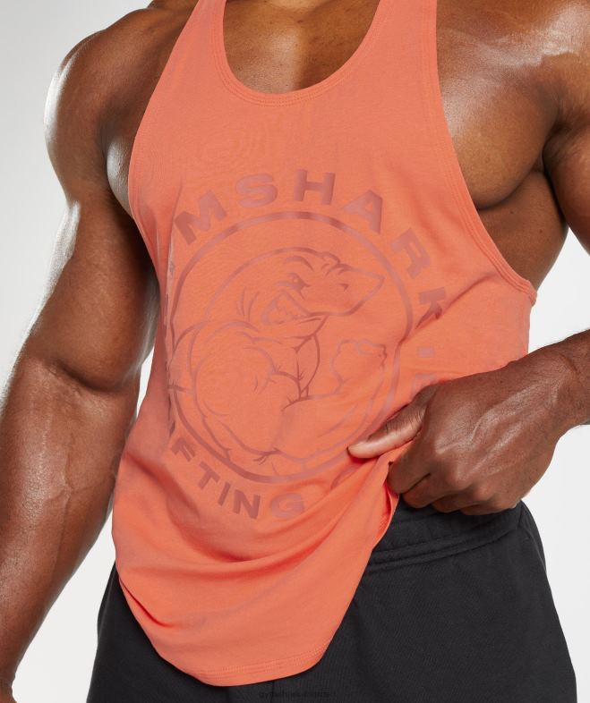 Gymshark longeron hérité orange aérospatiale Hommes 6HF281017
