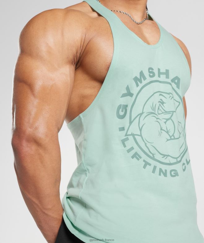 Gymshark longeron hérité vert d\eau Hommes 6HF281011