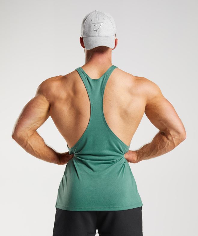 Gymshark longeron hérité vert hoya Hommes 6HF281024