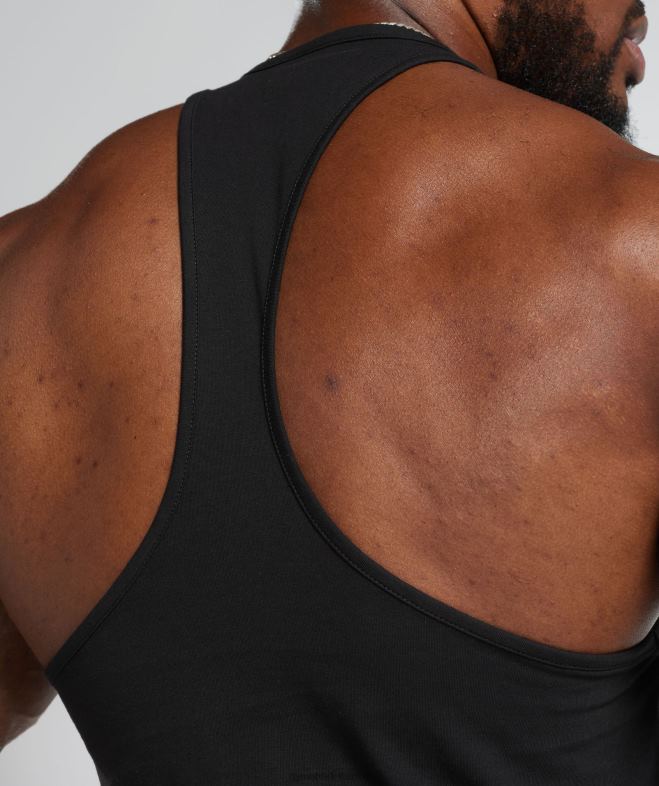 Gymshark longeron à ondes rétro noir Hommes 6HF28991