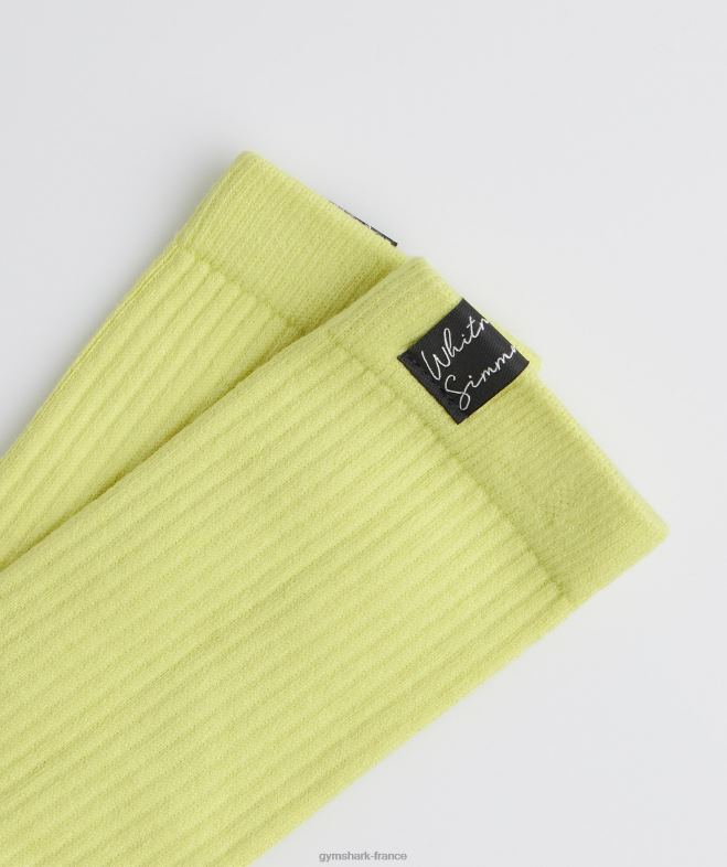 Gymshark lot de 1 paire de chaussettes Whitney Tab varech vert unisexe 6HF281090