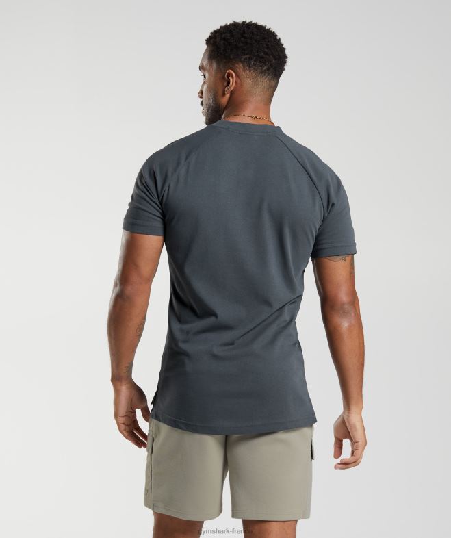 Gymshark polo de jour de repos pour les déplacements domicile-travail gris cosmique Hommes 6HF28768