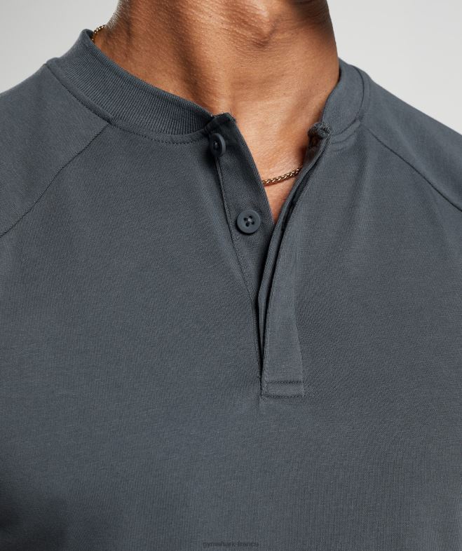 Gymshark polo de jour de repos pour les déplacements domicile-travail gris cosmique Hommes 6HF28768