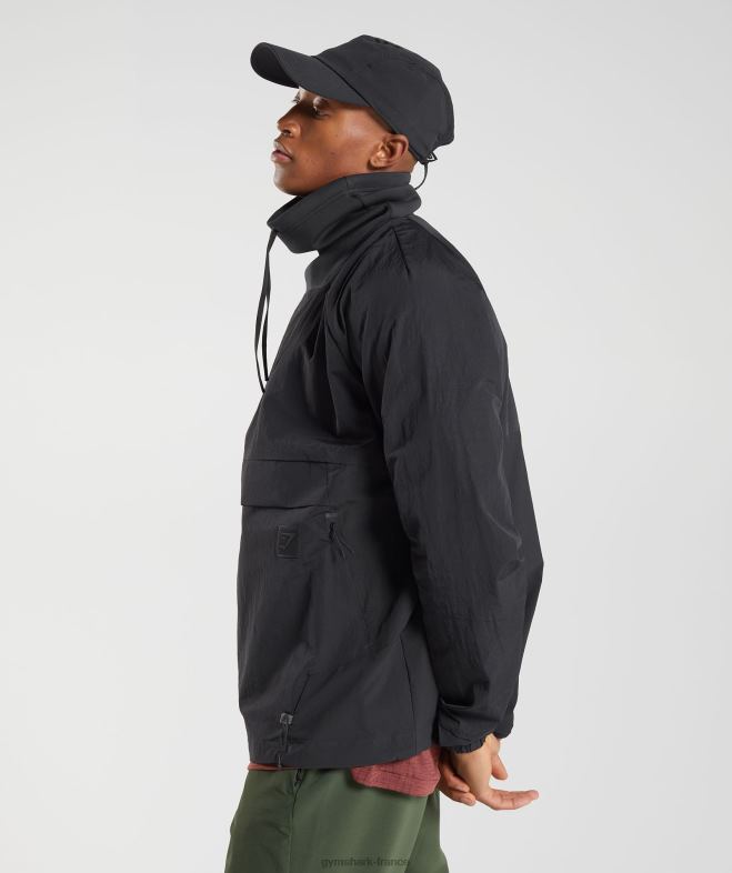 Gymshark reprendre l\anorak noir Hommes 6HF28828