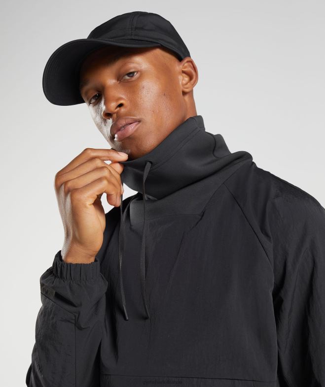 Gymshark reprendre l\anorak noir Hommes 6HF28828