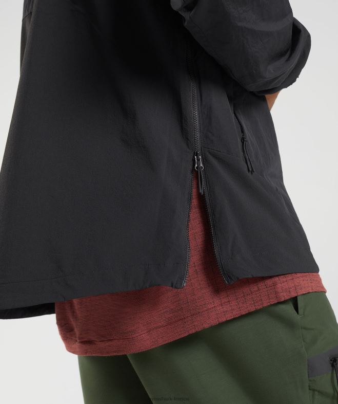 Gymshark reprendre l\anorak noir Hommes 6HF28828