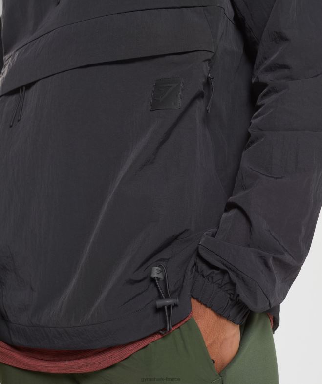 Gymshark reprendre l\anorak noir Hommes 6HF28828