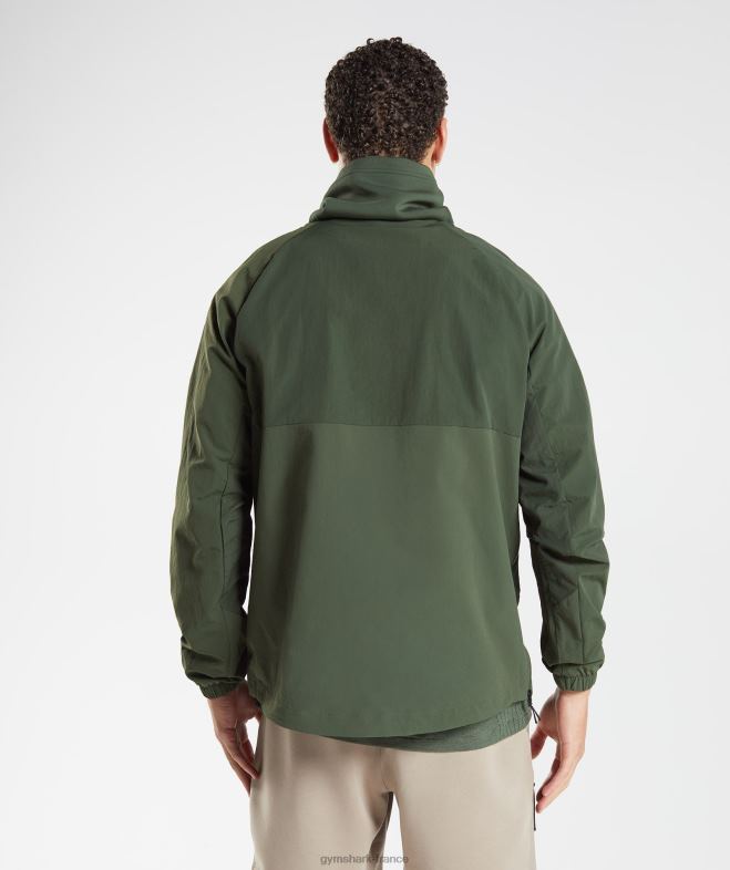 Gymshark reprendre l\anorak olive mousse Hommes 6HF28834