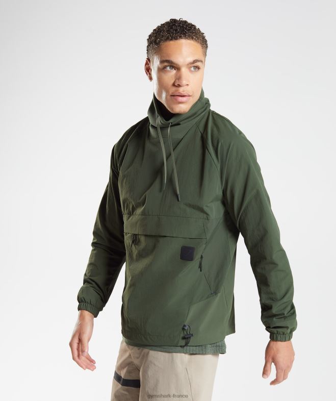 Gymshark reprendre l\anorak olive mousse Hommes 6HF28834