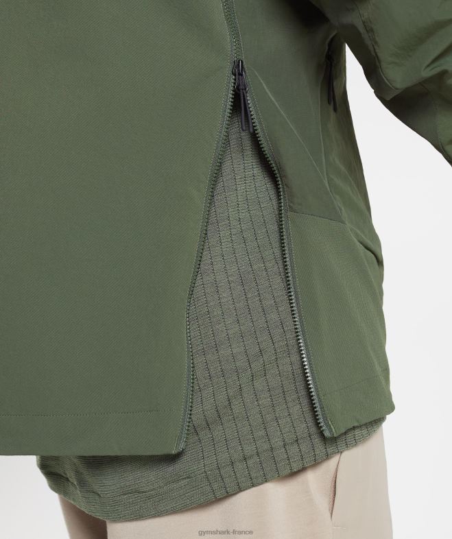 Gymshark reprendre l\anorak olive mousse Hommes 6HF28834