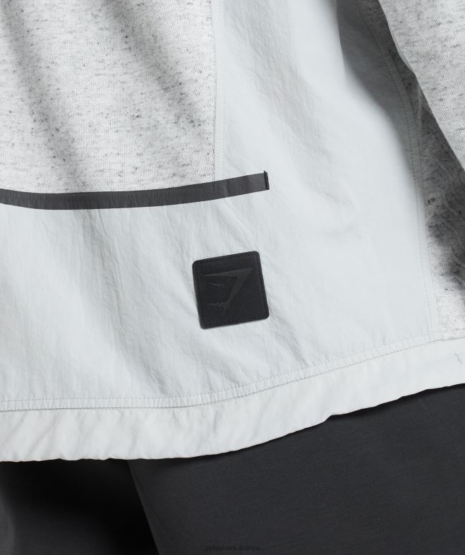 Gymshark reprendre l\équipage chiné gris clair Hommes 6HF28818