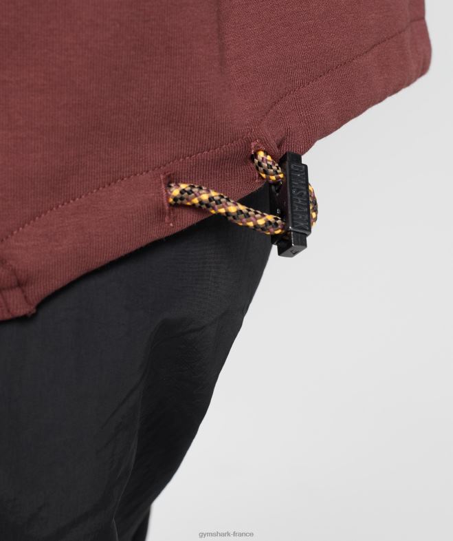 Gymshark reprendre l\équipe de transpiration brun cerise femmes 6HF28391