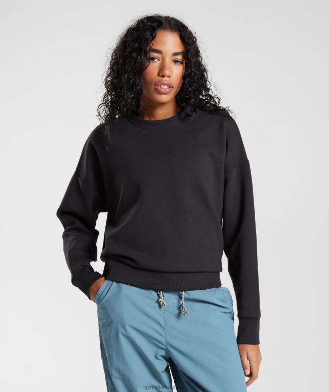 Gymshark reprendre l\équipe de transpiration noir femmes 6HF28348