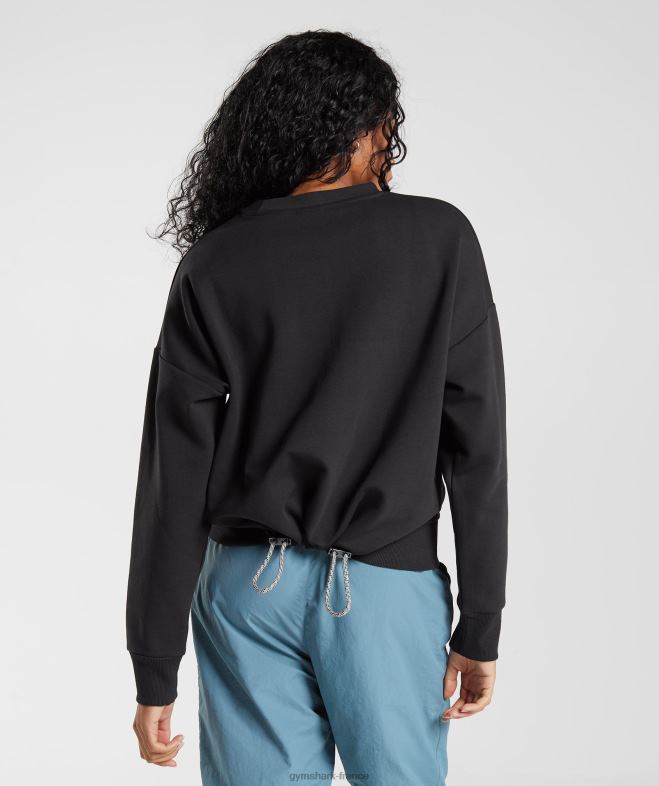 Gymshark reprendre l\équipe de transpiration noir femmes 6HF28348