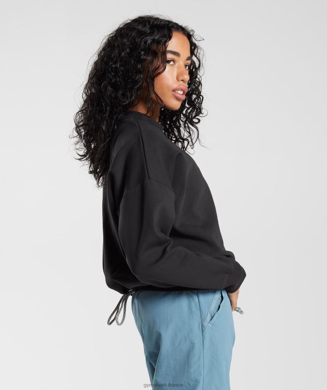 Gymshark reprendre l\équipe de transpiration noir femmes 6HF28348