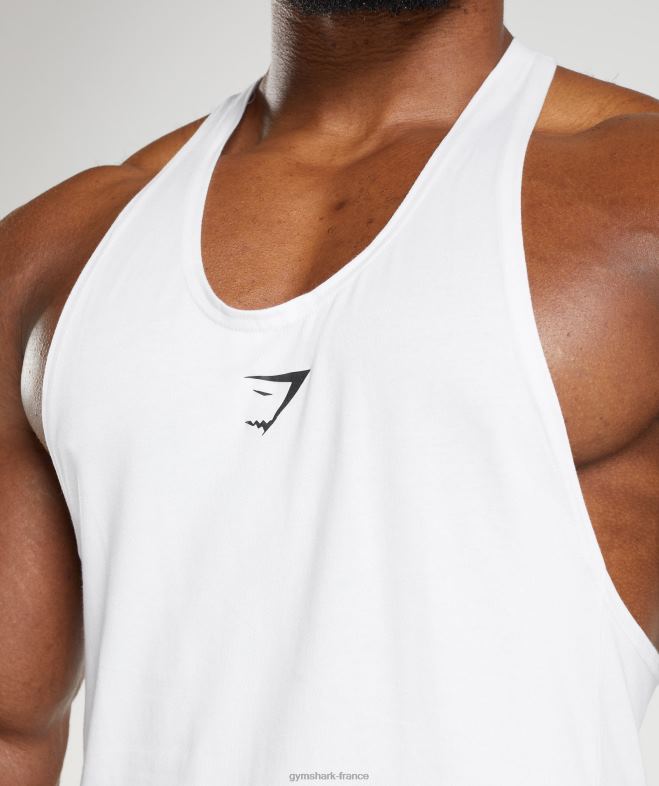 Gymshark réagir blanc Hommes 6HF28981
