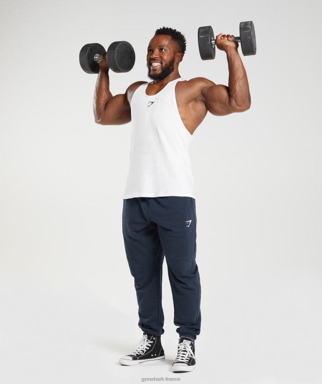 Gymshark réagir blanc Hommes 6HF28981